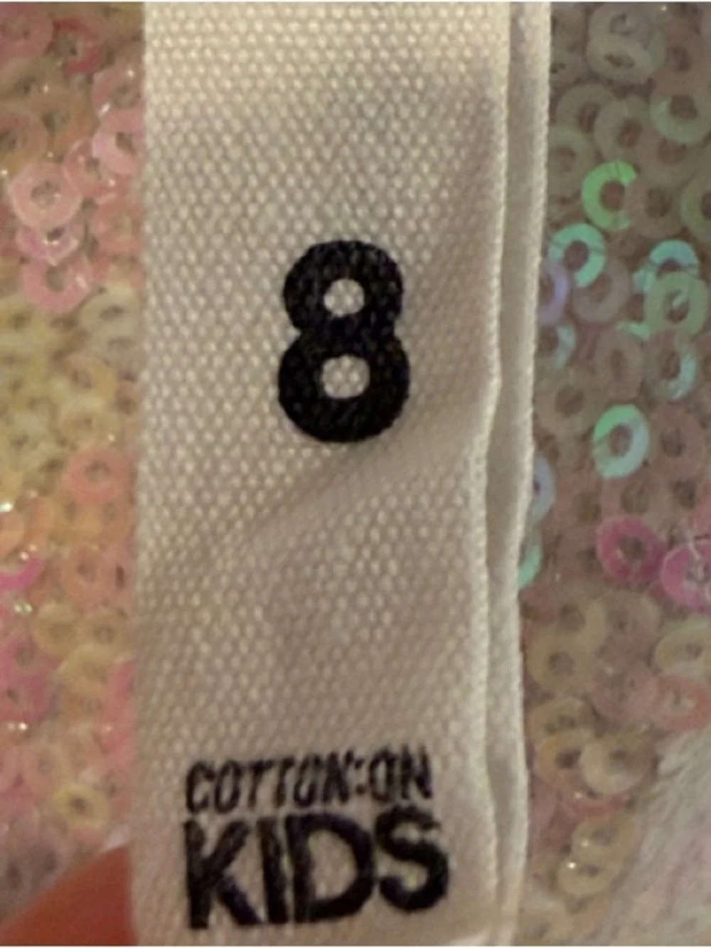 Cotton On Iridescent Sequin Bodice Rainbow Tulle Dress - Pink Blue Yellow